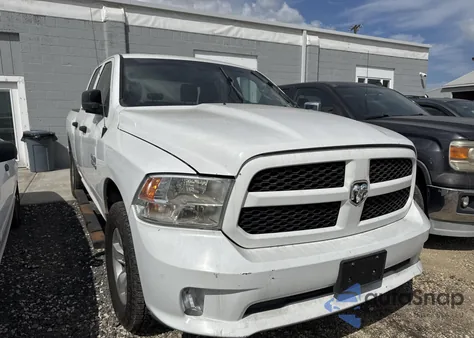 2018 Ram 1500 Express 4X4 6'4 Box from USA, damaged, VIN 1C6RR7FGXJS282588